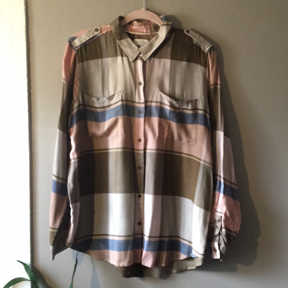 Lucky Brand Button-Up Blouse